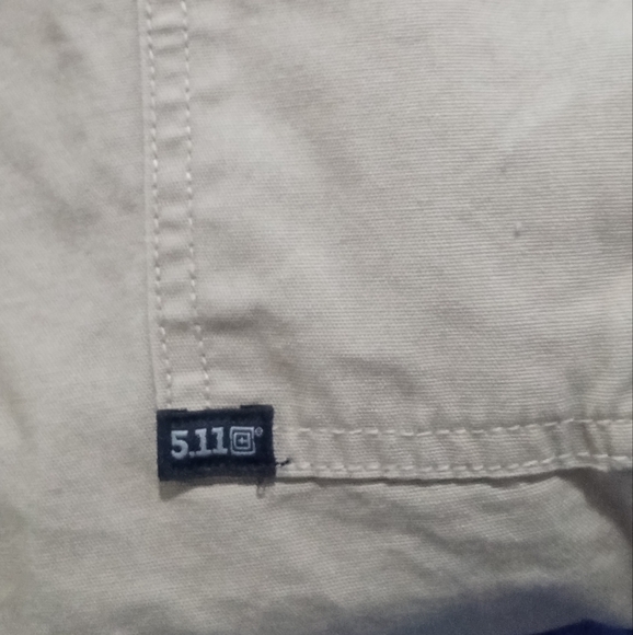 5.11 Tactical Tan Cargo Pants Rugged Design - Picture 6 of 8
